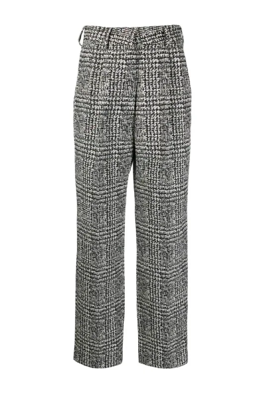 Blazé Milano Lark Fox Pants - Black/ White