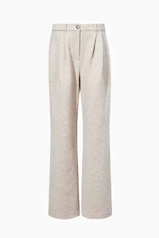 Proenza Schouler White Label Tristan Knit Pant in Cloque - Oatmeal Melange