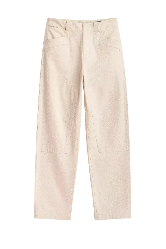 Rag & Bone Malia Japanese Twill Cargo Pants - Ecru