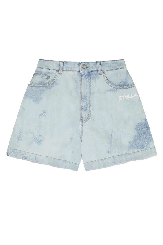 Stella McCartney x Disney Bleached Denim Short - Bleached Shadow