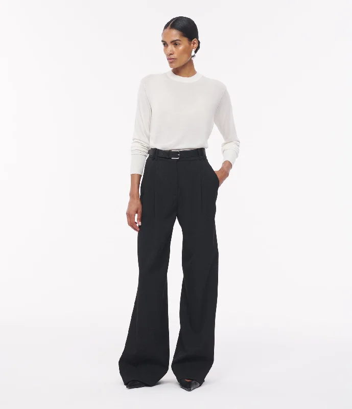 Twill Pleated Trouser