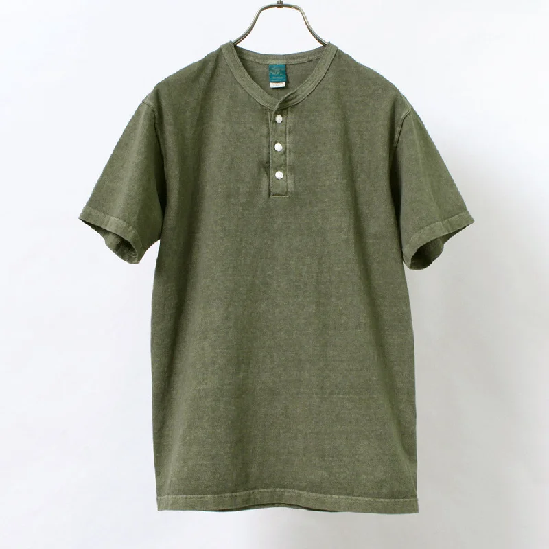 [20%OFF] GOOD ON / Short sleeve henley neck T-shirt