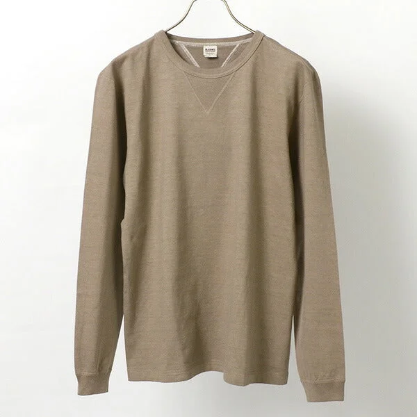 BARNS / COZUN Knit Vintage Long Sleeve Crew Neck T-Shirt