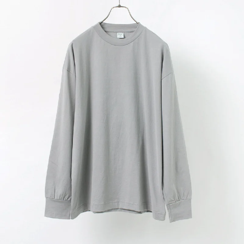 [30%OFF] GICIPI / BACCALA Crew Neck Relaxed Fit Long Sleeve T-Shirt