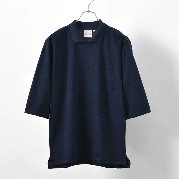 ROCOCO / Pique polo collar T-shirt