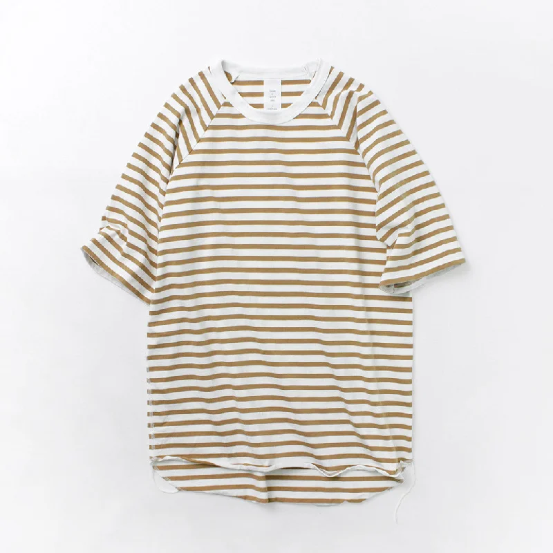 [50%OFF] HAVE A GOOD DAY / Stripe Loose Short Sleeve T-Shirt