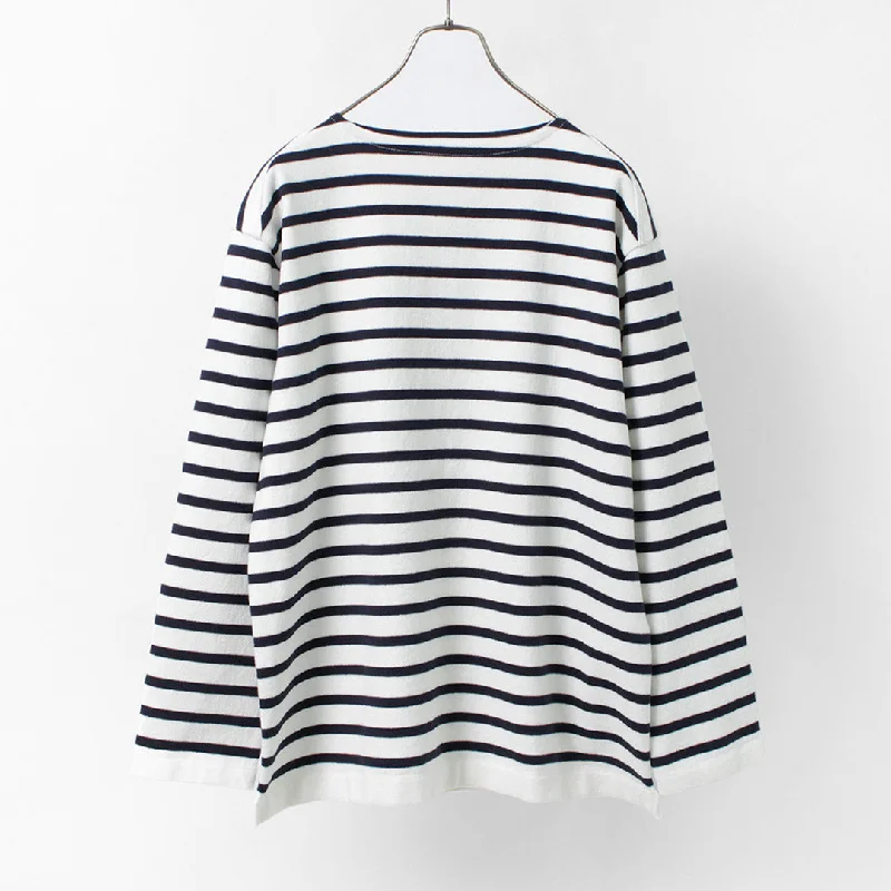 YONETOMI NEW BASIC / Wave Cotton Basque Knit Pullover