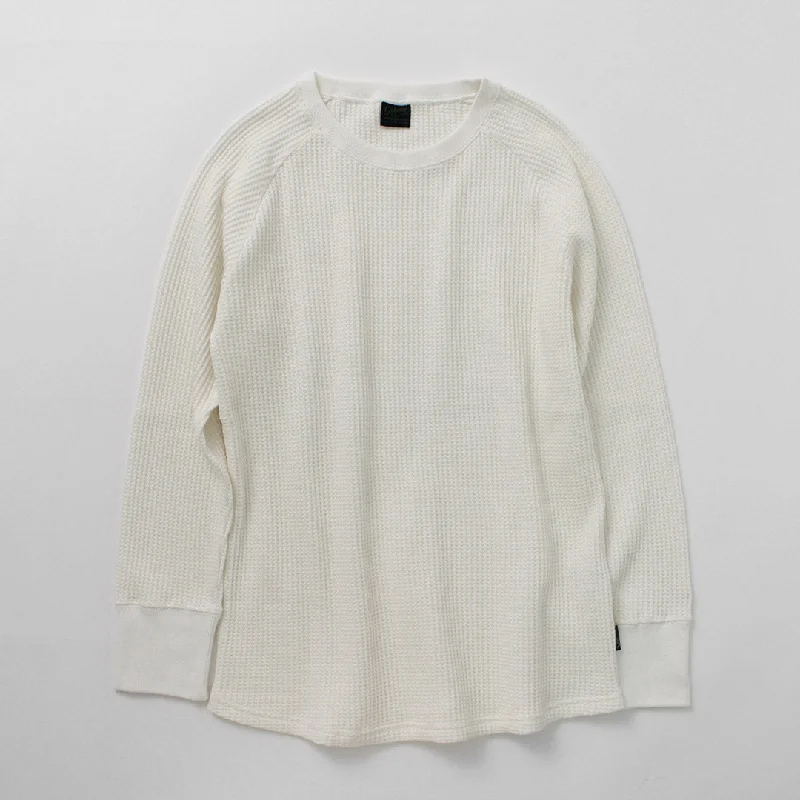 GOHEMP / Hemp Waffle BASIC Raglan Crew