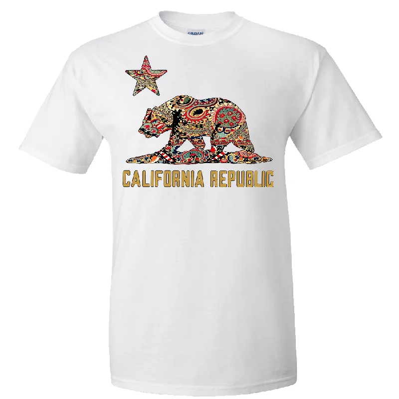 California Republic Paisley Asst Colors T-shirt/tee