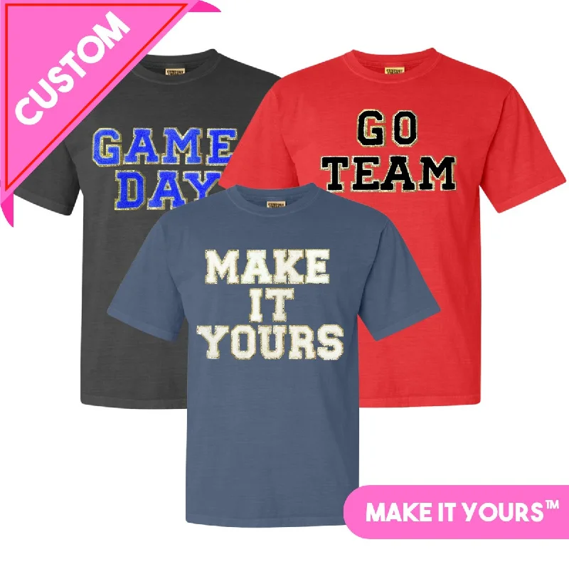 Make It Yours™ Letter Patch Gameday T-Shirt