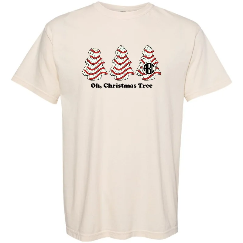 Monogrammed 'Oh, Christmas Tree Cakes' T-Shirt