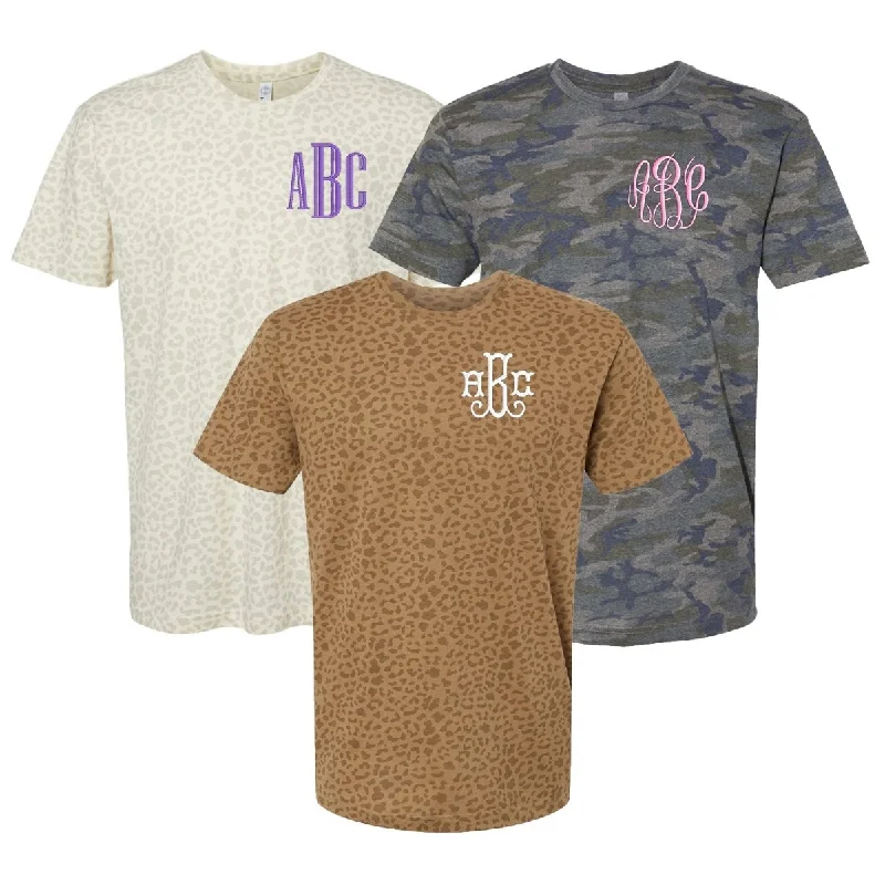 Monogrammed Pattern T-Shirt