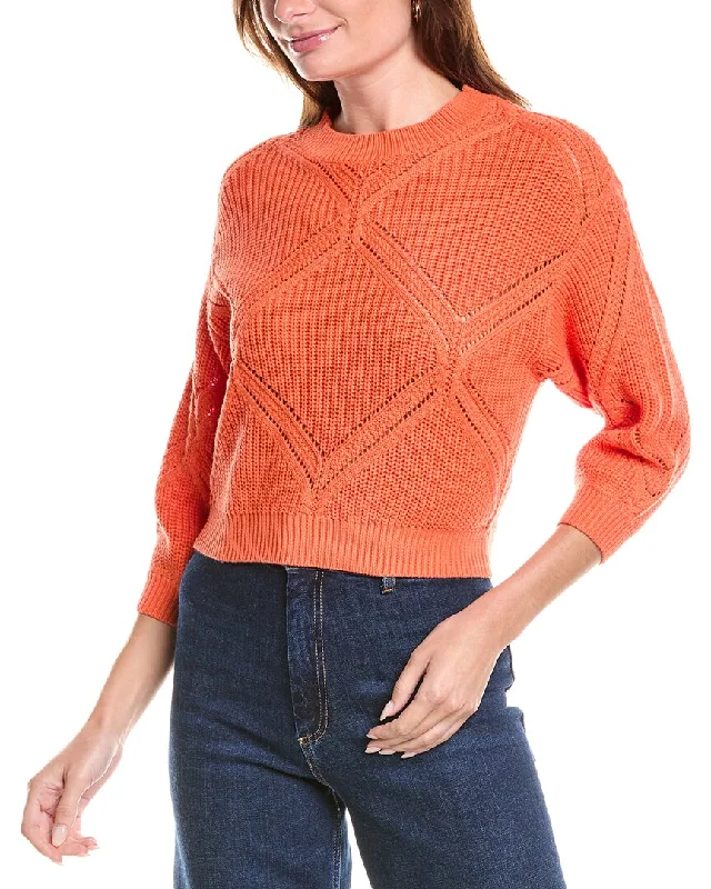 27 Miles Malibu Diamond Pointelle Sweater