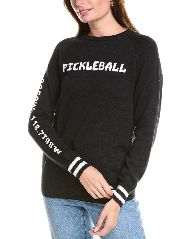 27 Miles Malibu Pickleball Raglan Cashmere-Blend Sweater