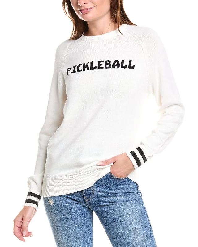 27 Miles Malibu Pickleball Raglan Cashmere-Blend Sweater