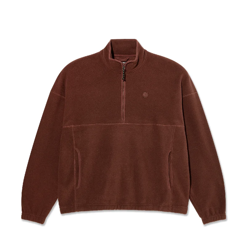 Ivan Half Zip Sweater - Wine