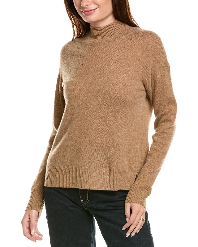 Kier+J Turtleneck Wool & Cashmere-Blend Sweater