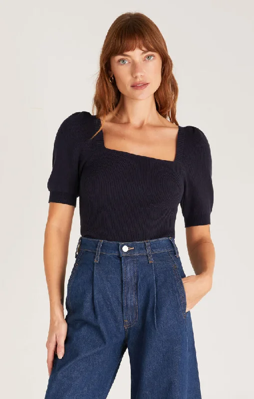 Sibyl Short Sleeve Sweater Top