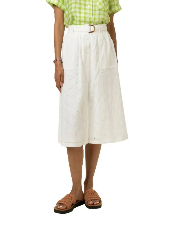 Petra Skirt In Blanc