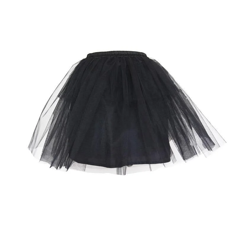 Women's Punk Multilayered Net Skirt