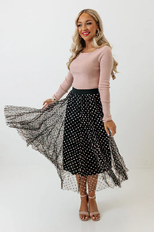 True Love And Tulle Polka Dot Skirt