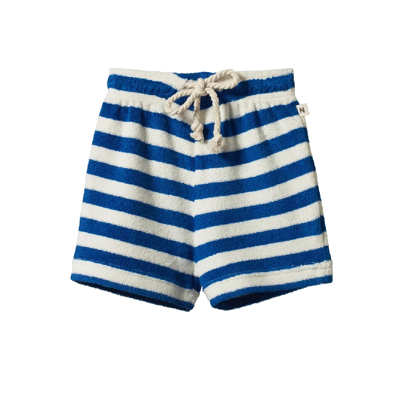 NATURE BABY - AUBREY SHORTS: MARNIER STRIPE