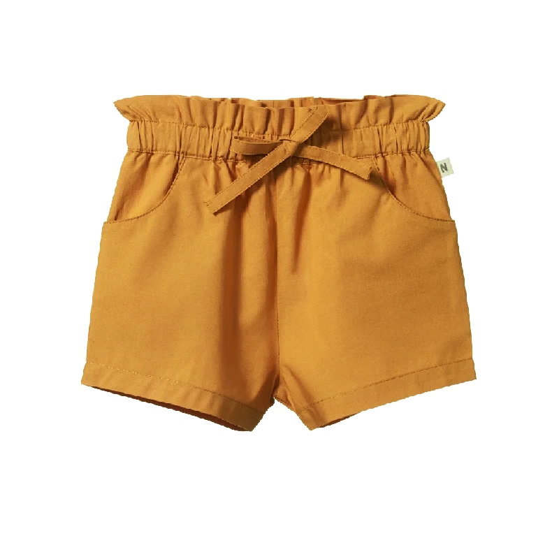 NATURE BABY - ORCHARD SHORTS: STRAW