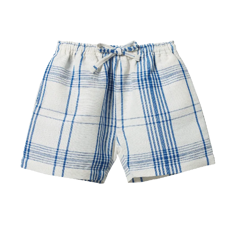 NATURE BABY - RAFFERTY SHORTS: CYDE CHECK