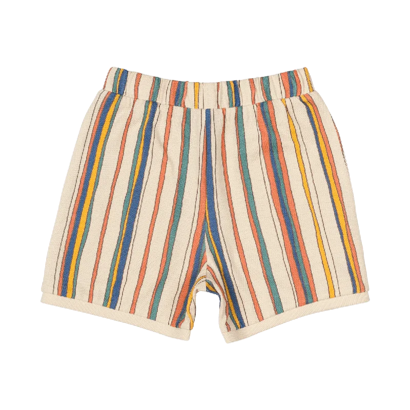 ROCK YOUR BABY - STRIPE POLO SHORTS