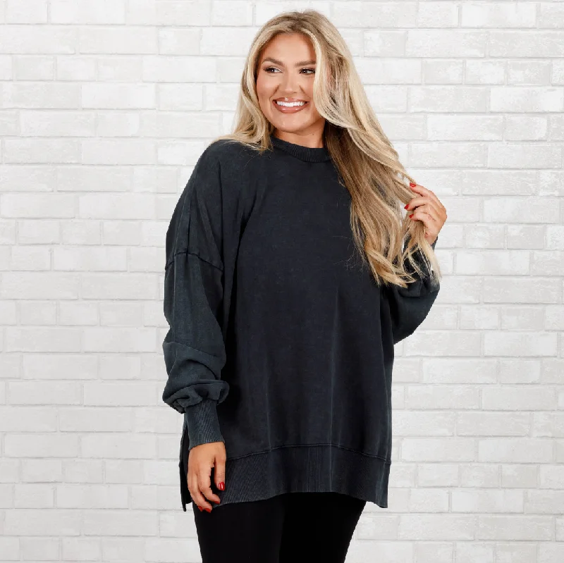 Cozy Pullover, Black