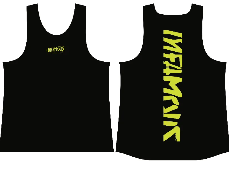 DryFit Tank Top - Womens Infamous Logo Volt