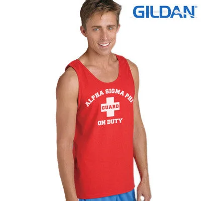 Fraternity Lifeguard Printed Tank - G220 - CAD