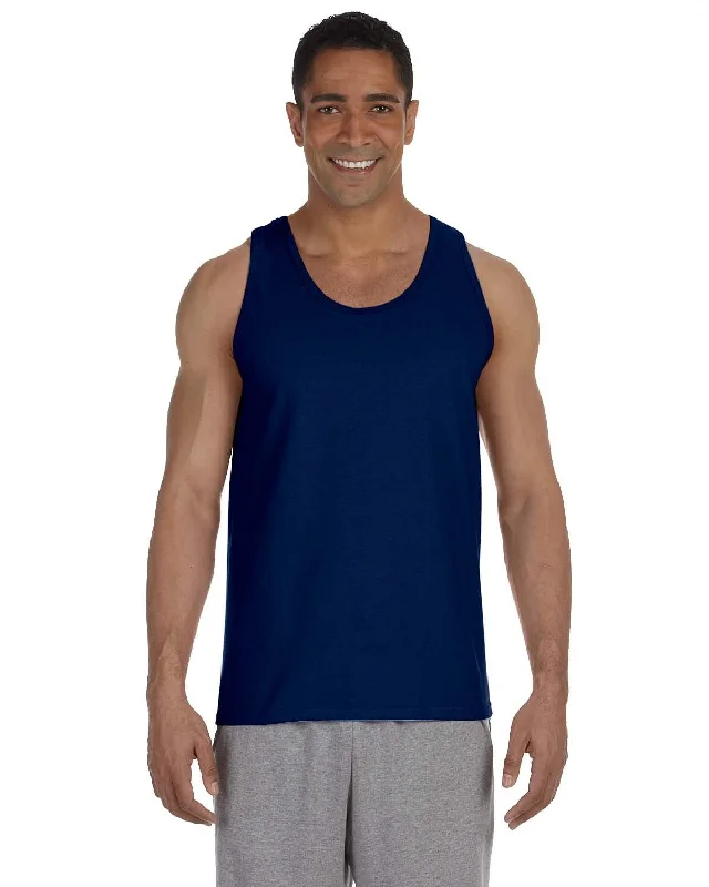 Gildan Ultra Cotton Tank | Navy