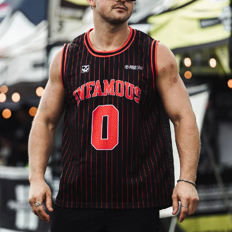 INFAMOUS PERFORMANCE MESH STREET BALL TANK TOP