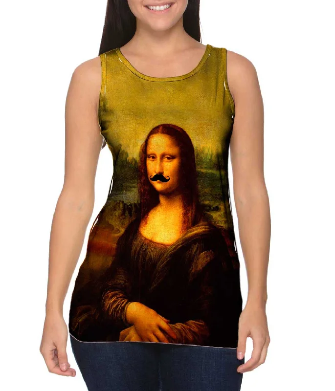 Moustache Hipster Da Vinci Mona Lisa