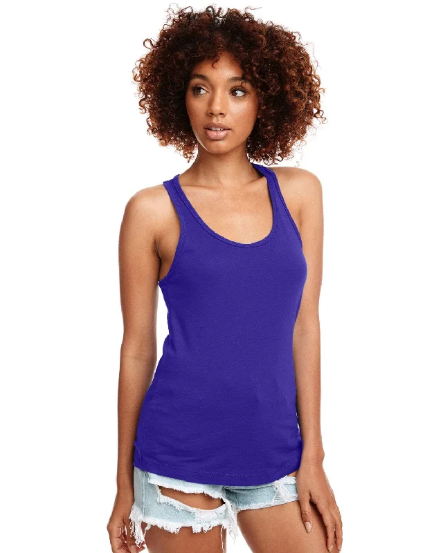 Next Level Ladies Ideal Racerback Tank | Purple Rush