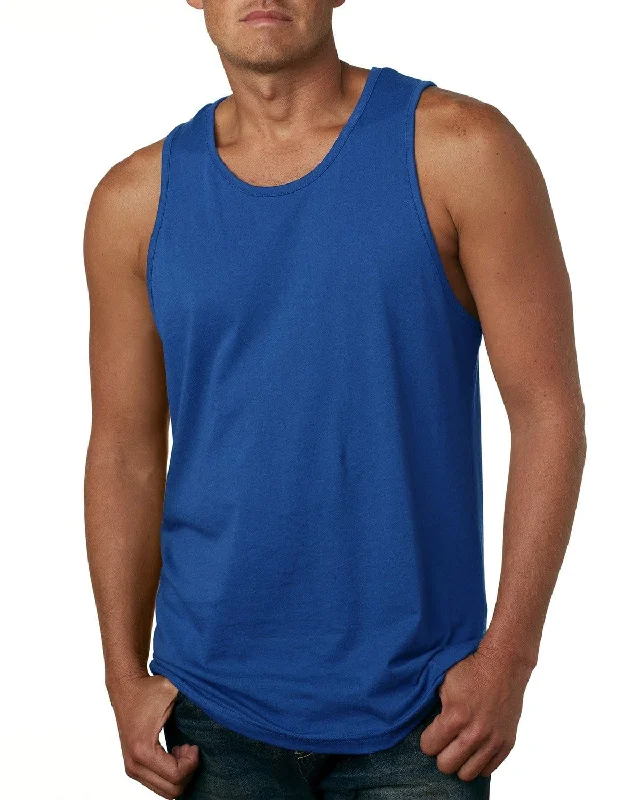 Next Level Mens Cotton Tank | Royal