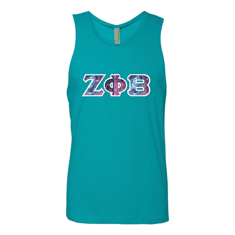 Sorority Tank Top, 3" Twill Letters - TWILL