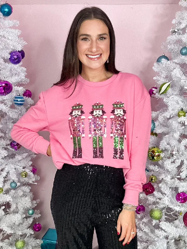 Nutcracker March Sequin Sweatshirt