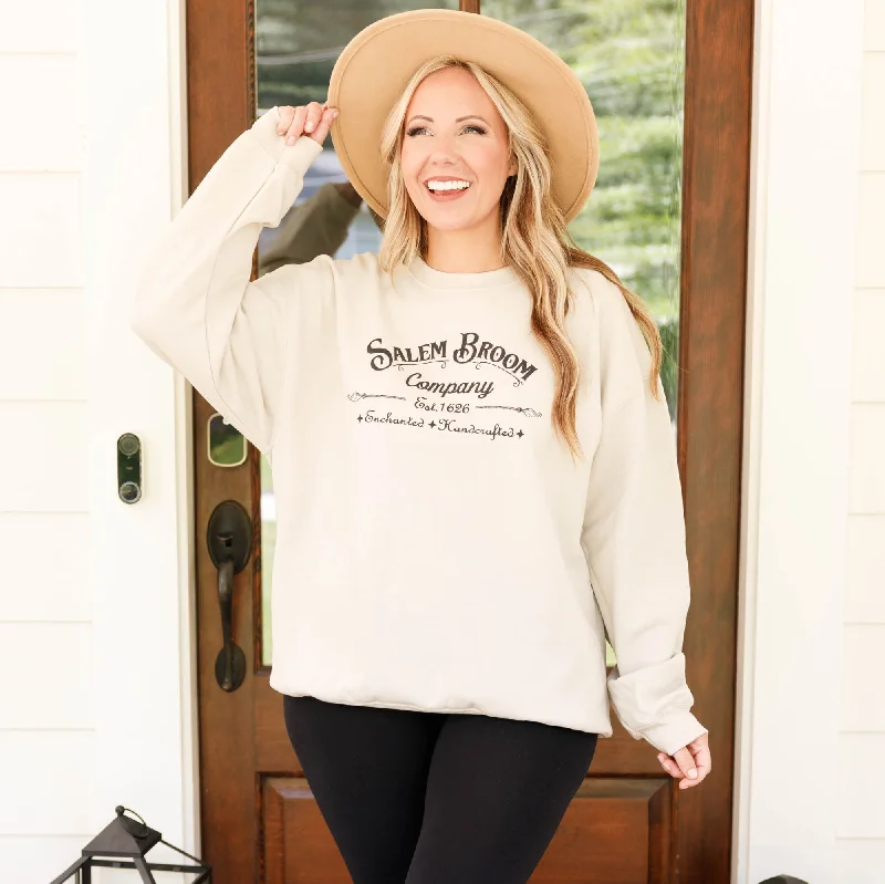 Salem Broom Company Sweatshirt, Sand