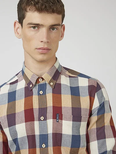 Ben Sherman Oxford Blocked Check Shirt