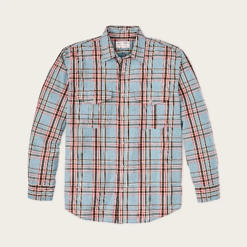 FILSON'S WASHED FEATHER CLOTH SHIRT