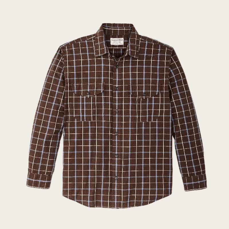 FILSON'S WASHED FEATHER CLOTH SHIRT