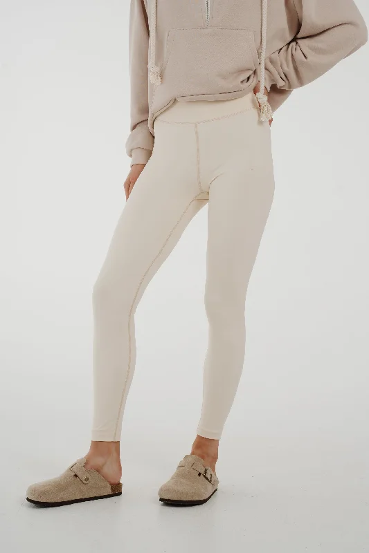 Freya Leggings In Cream