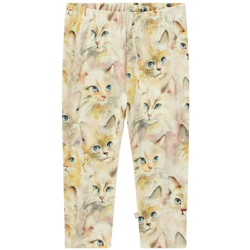 Molo Aquarelle Cats Stefanie Leggings