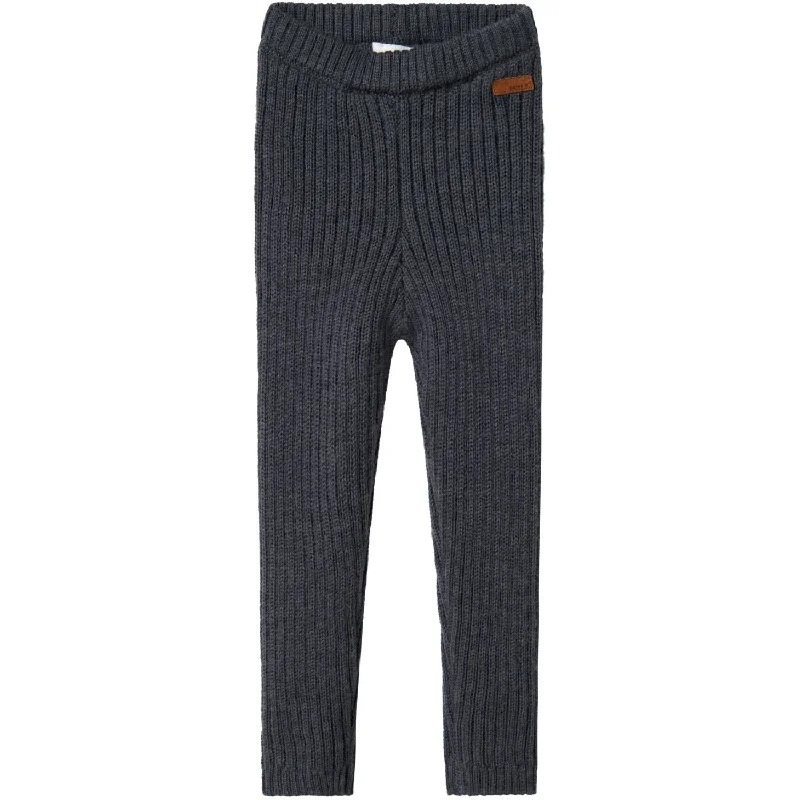 Name It Ombre Blue Wriss Wool Knit Long Johns