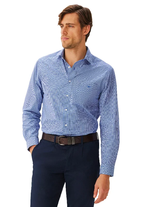 RM Williams S25 Classic Shirt - Blue Check