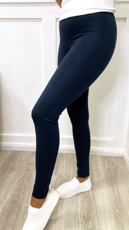 Sabby Spandex Leggings Navy