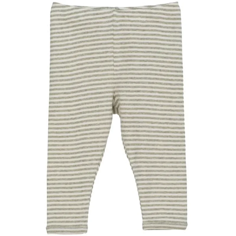 Serendipity Baby Stripe Leggings Sage/Ecru